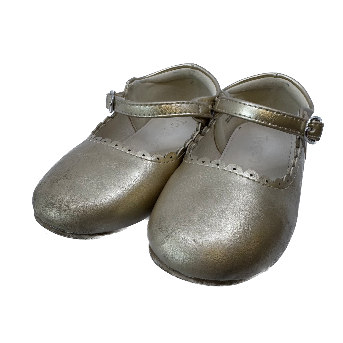 Tegeek Girls Champagne | Gold Shoes Size: 8 Toddler Champagne | Gold