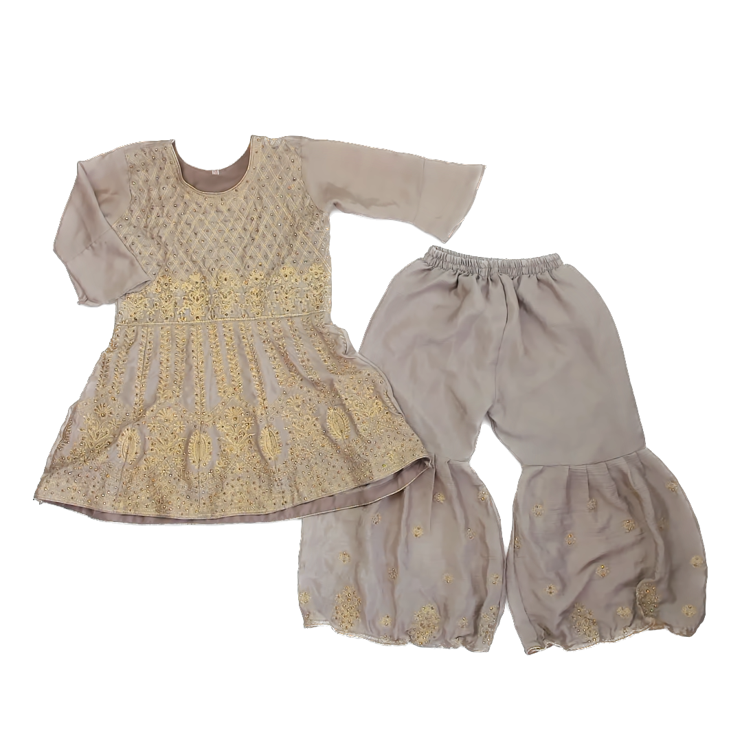 Unknown Girls Champagne | Gold Apparel Sets Size: 36 Champagne | Gold