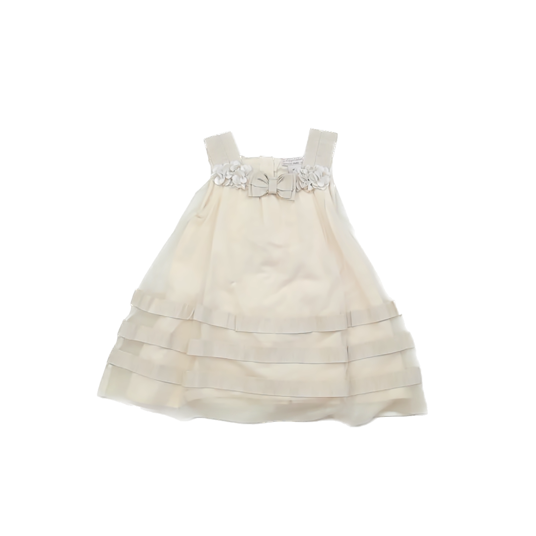 Catherine Malandrino Girls Champagne Special Occasion Dress Size: 18 Months Champagne