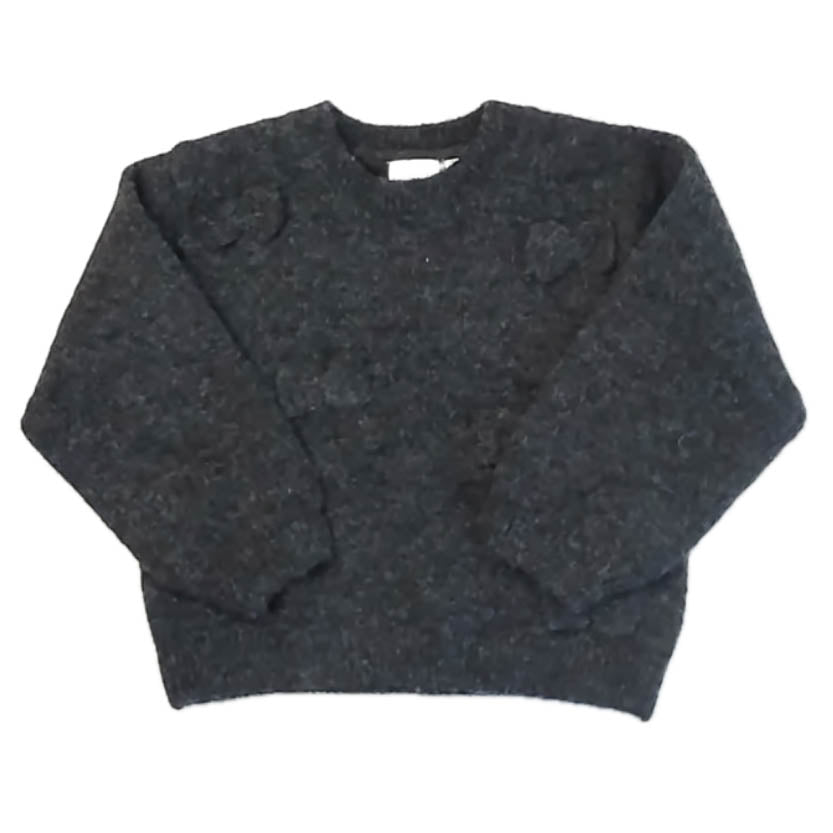 Zara Girls Charcoal Sweater Size: 5T Charcoal
