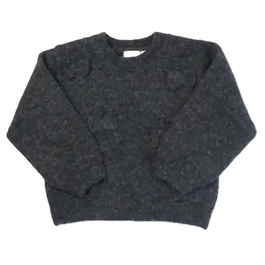 Zara Girls Charcoal Sweater Size: 5T Charcoal