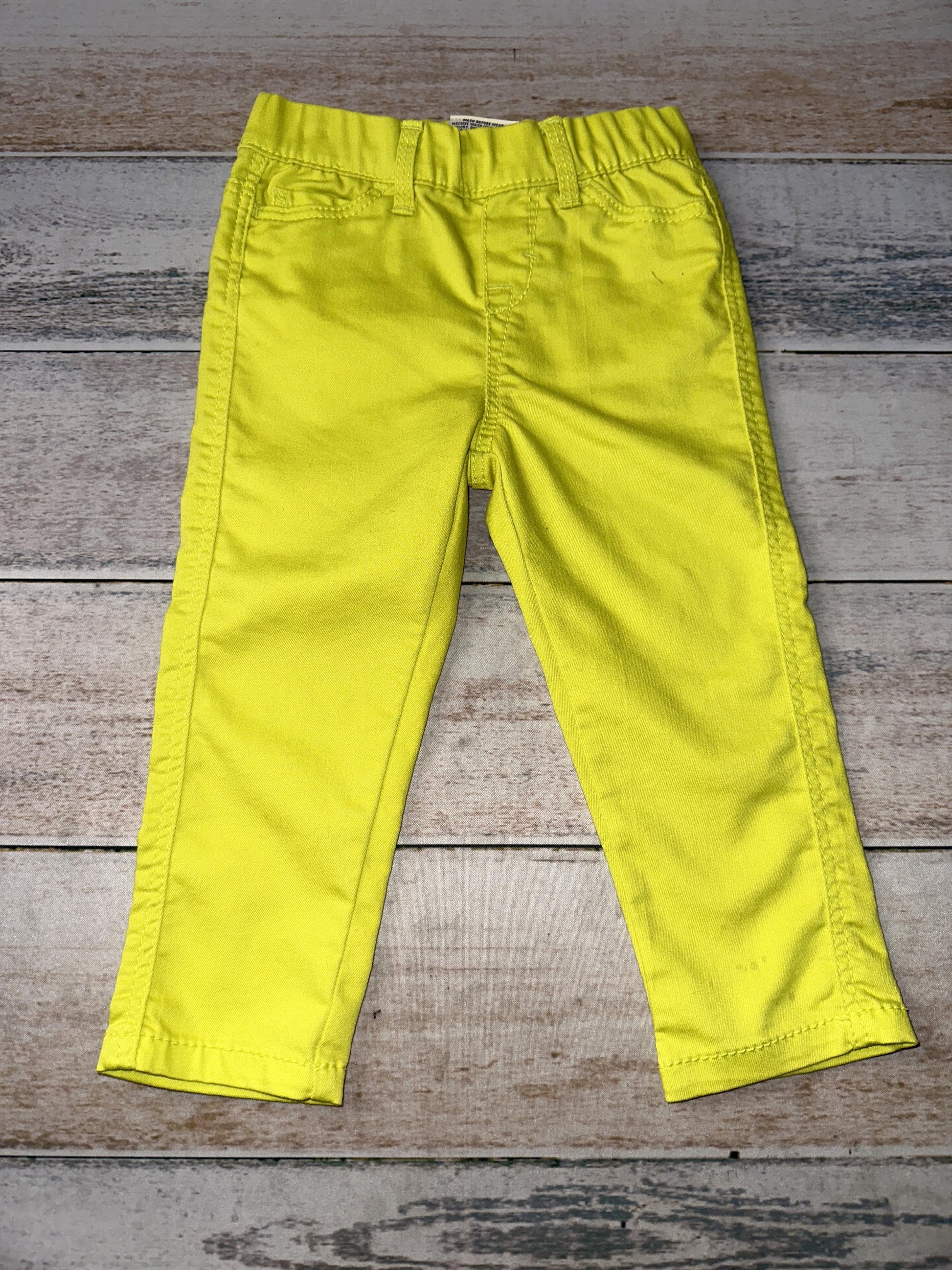 cherokee Girls Chartruse Pants Size: 24 months Chartruse