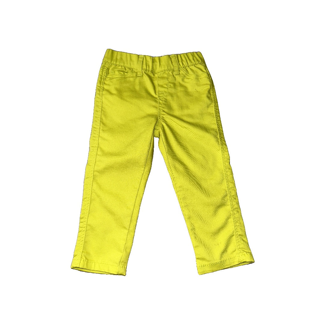 cherokee Girls Chartruse Pants Size: 24 months Chartruse