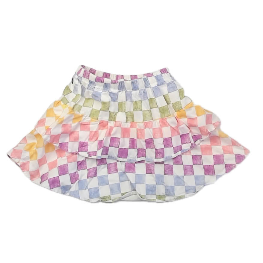 Tea Collection Girls Check Skirt Size: 4T Check