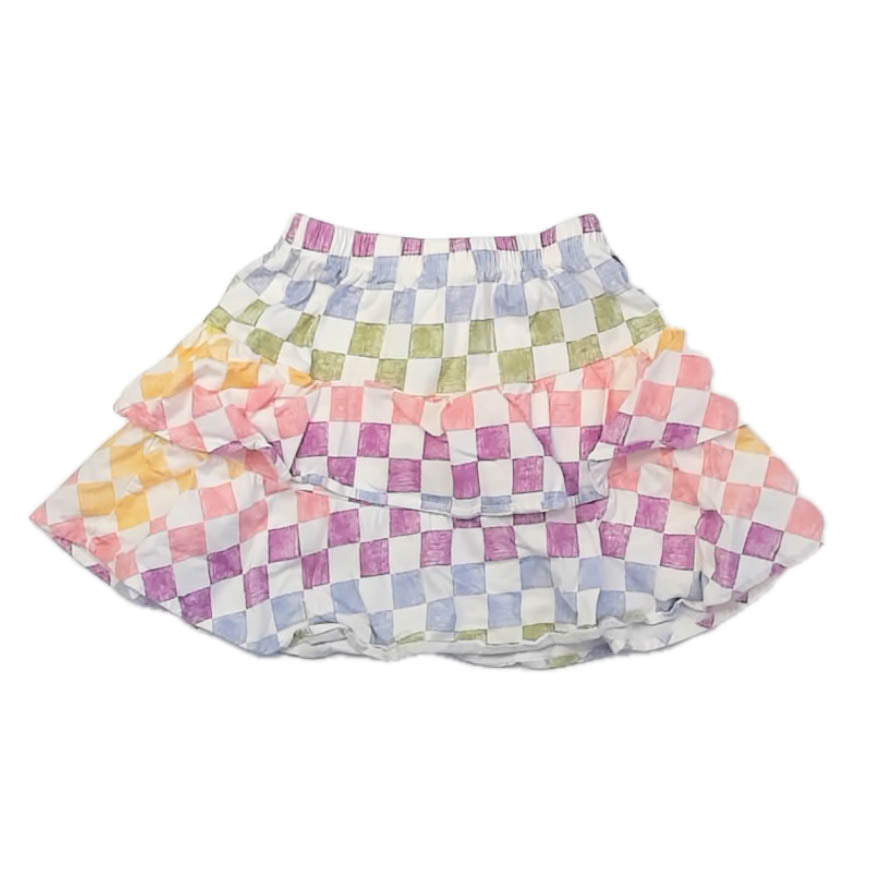 Tea Collection Girls Check Skirt Size: 4T Check
