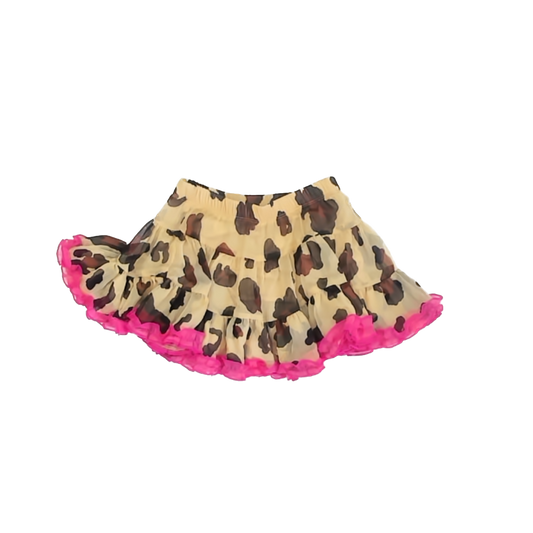 Harajuku Mini Girls Cheetah | Pink Skirt Size: 2T Cheetah | Pink