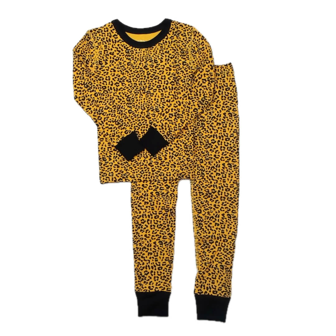 Mightly Girls Cheetah 2-piece Pajamas Size: 6-14 Years Cheetah
