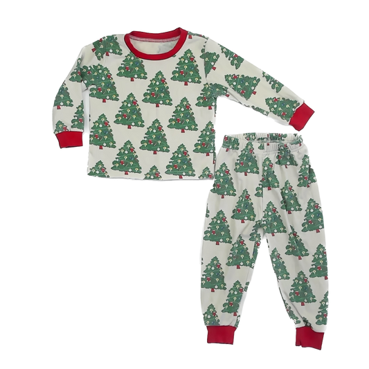 Unknown Brand Boys Christmas Tree 2-piece Pajamas Size: 2-3T* Christmas Tree