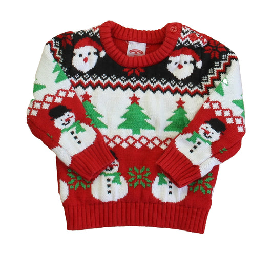 Holiday Time Unisex Christmas Sweater Size: 18 Months