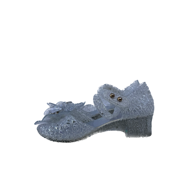 Unknown Girls Clear | Silver Sparkle Sandals Size: 25 (8.5 Toddler) Clear | Silver Sparkle