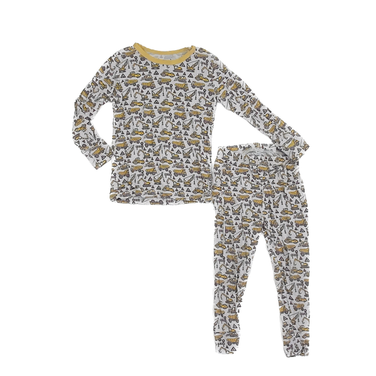 Unknown Brand Boys Construction 2-piece Pajamas Size: 2T Construction