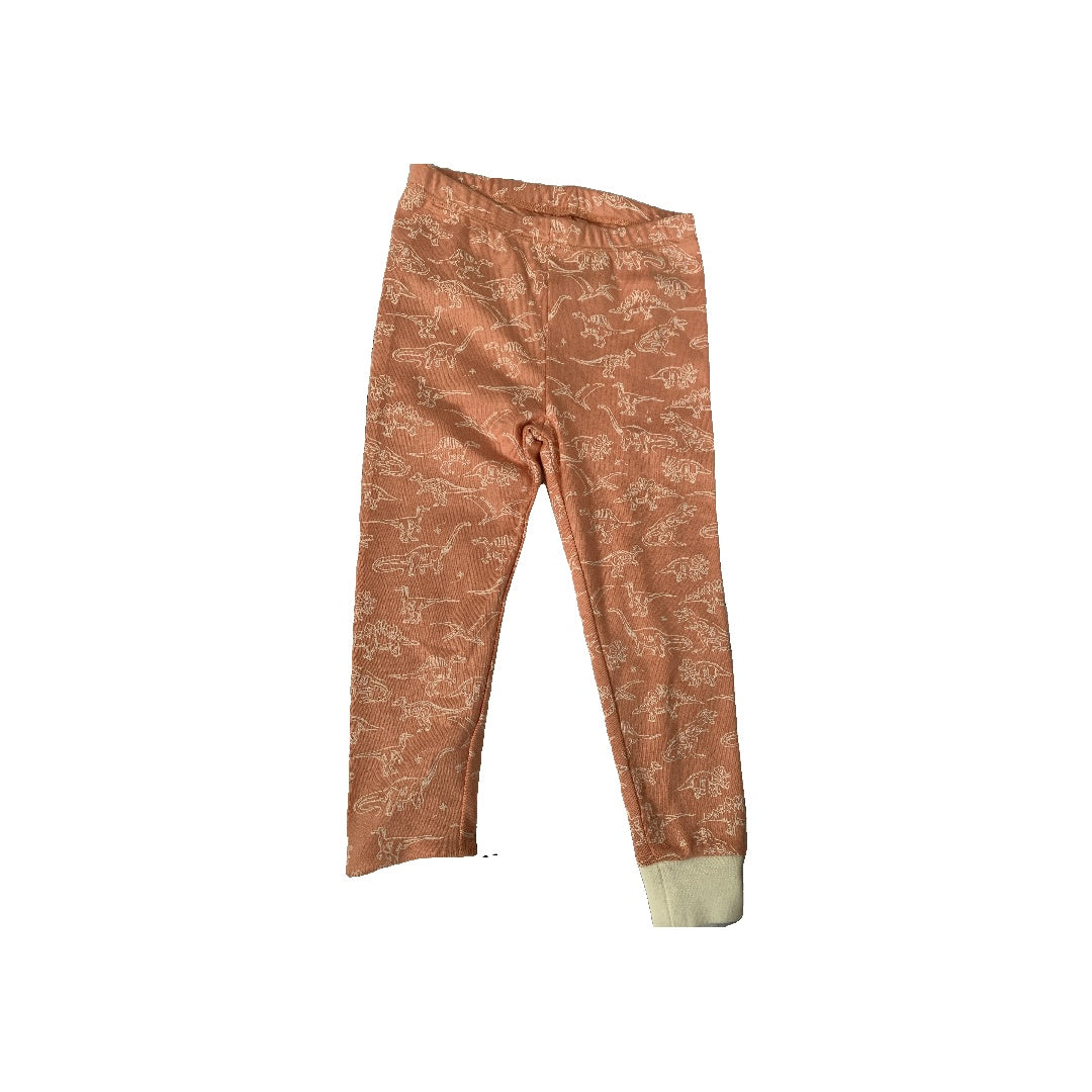 Burt's Bees Unisex Coral | Dinosaur Pajamas Size: 2T Coral | Dinosaur