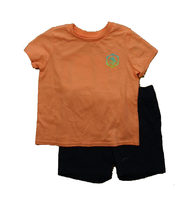 Ocean + Coast Boys Coral | Navy Apparel Sets Size: 4T