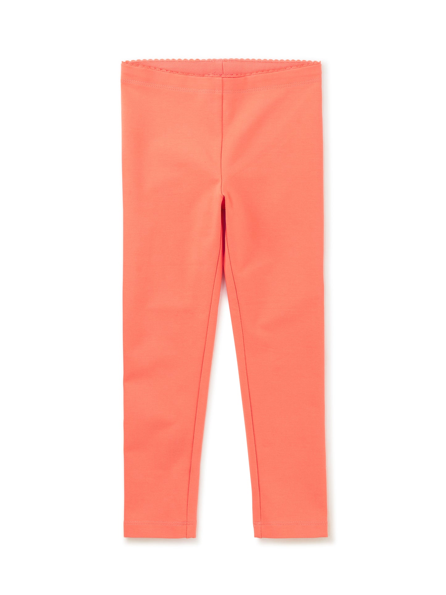 Tea Collection Girls Coral Leggings Size: 10 Years Coral
