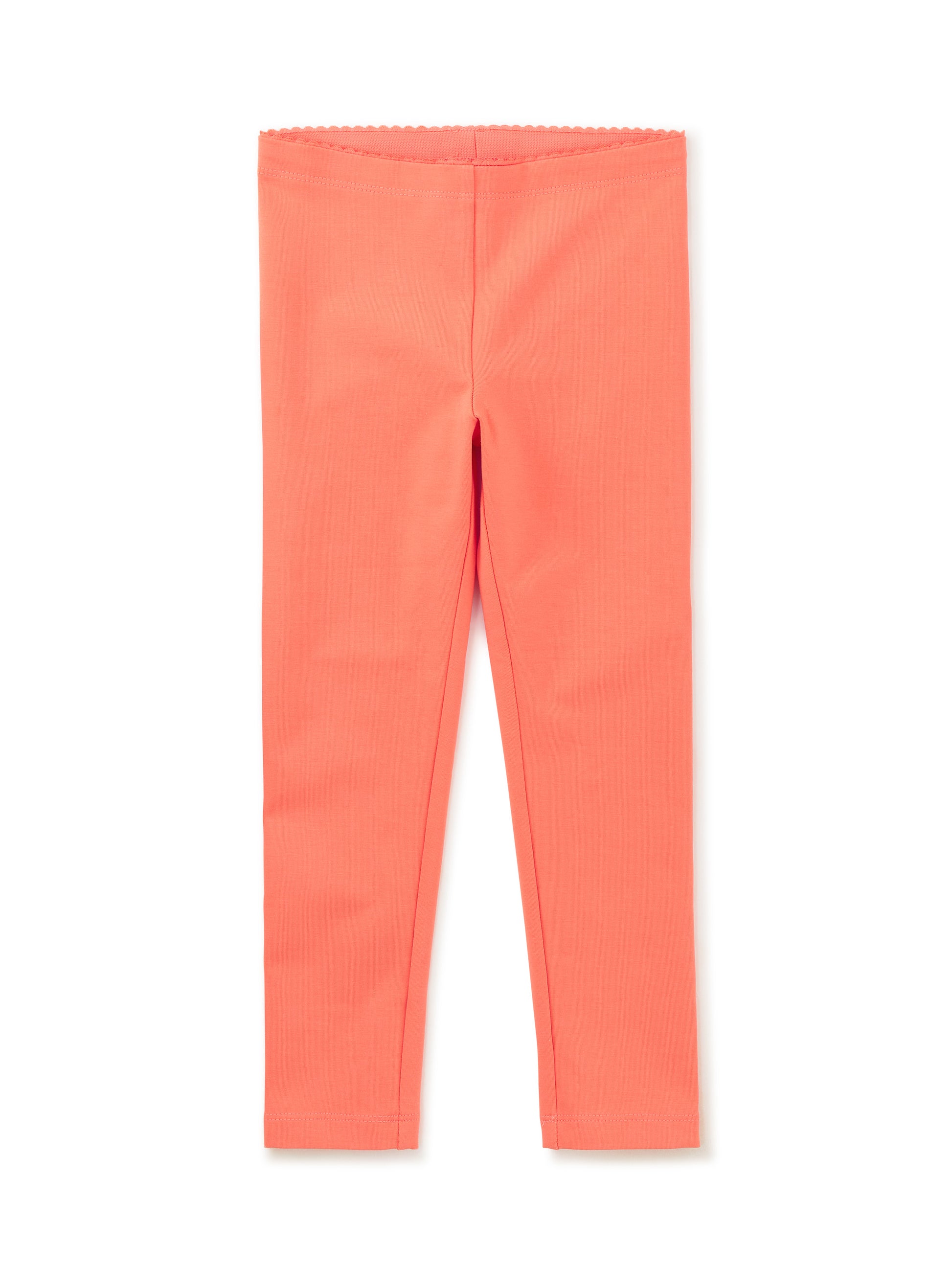 Tea Collection Girls Coral Leggings Size: 10 Years Coral
