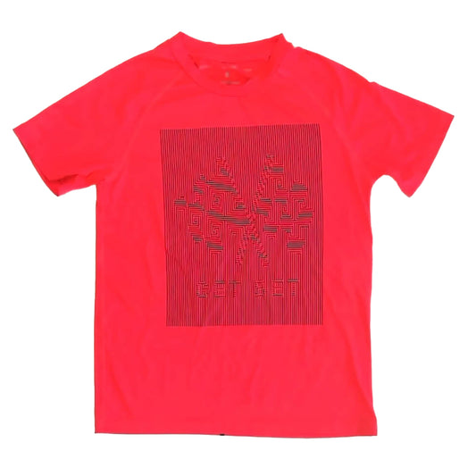 Rockets of Awesome Boys Coral Athletic Top Size: 8 Years Coral