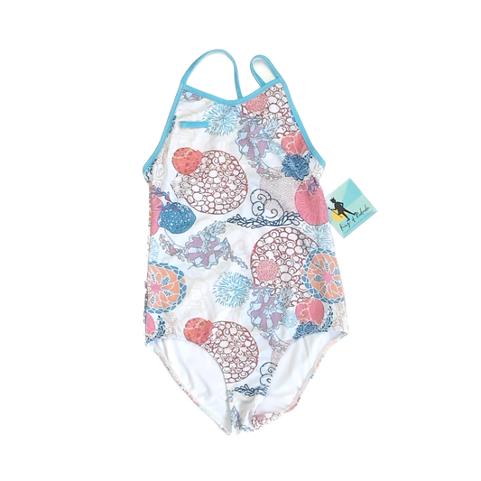 King of Redouda Girls Coral 1-piece Swimsuit Size: 14 Years Coral