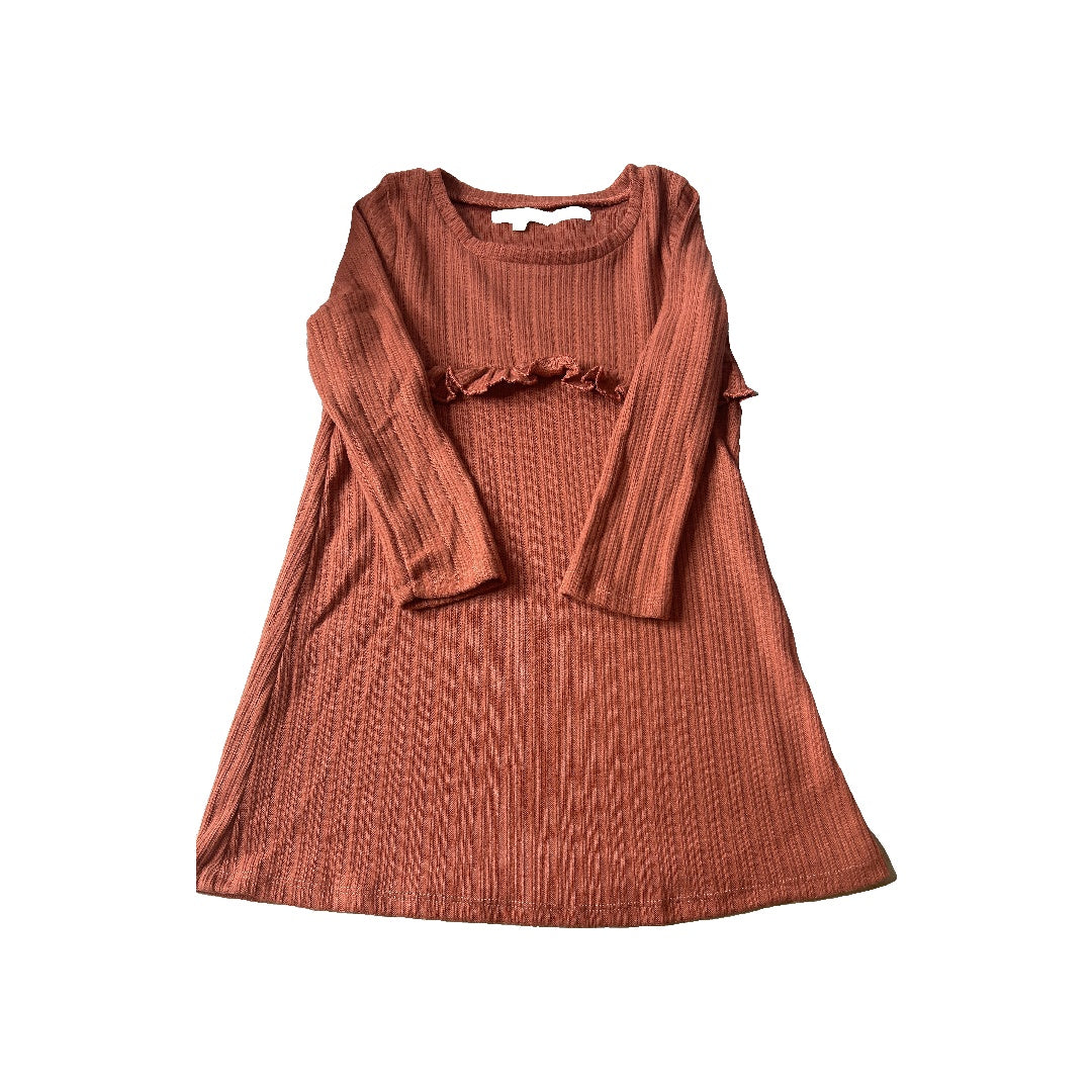Grayson Collective Girls Coral Dress Size: 3T Coral