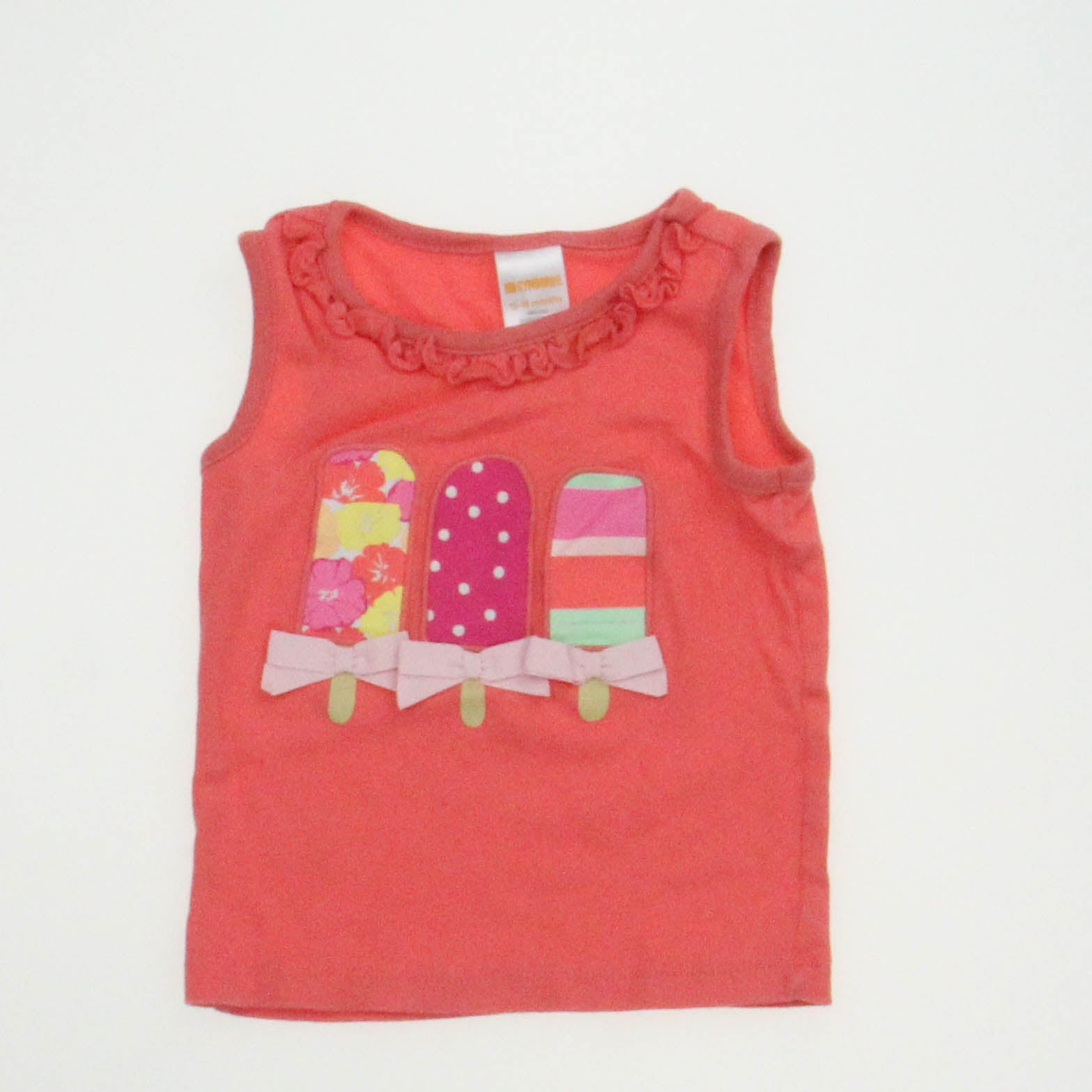 Gymboree Girls Coral Tank Top Size: 12-18 Months Coral