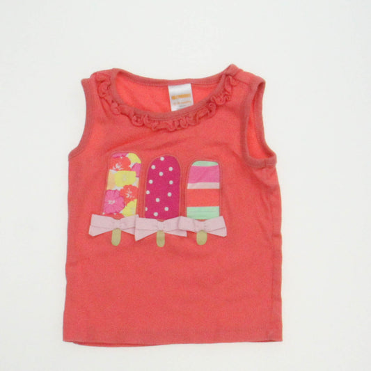 Gymboree Girls Coral Tank Top Size: 12-18 Months Coral