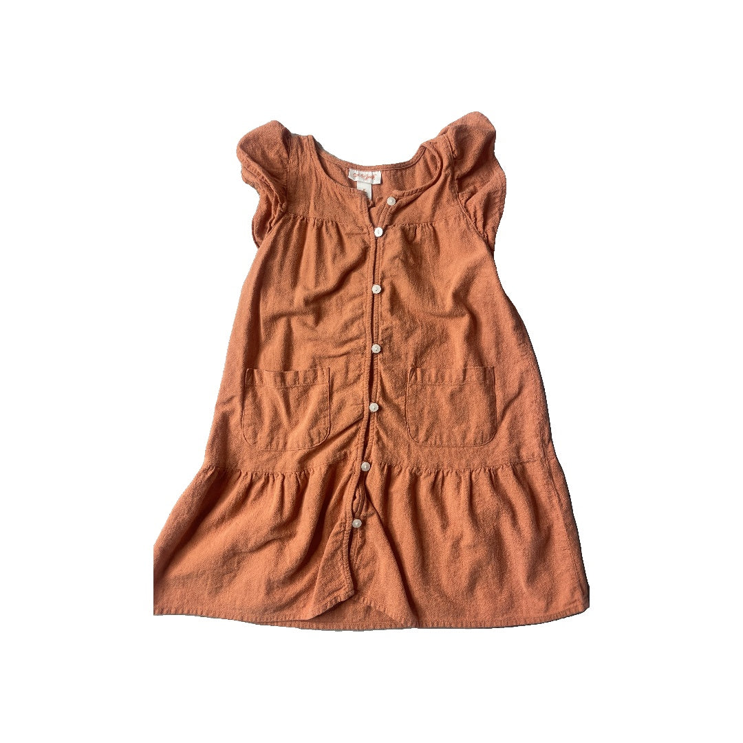 Girls Coral Dress Size: 4T Coral