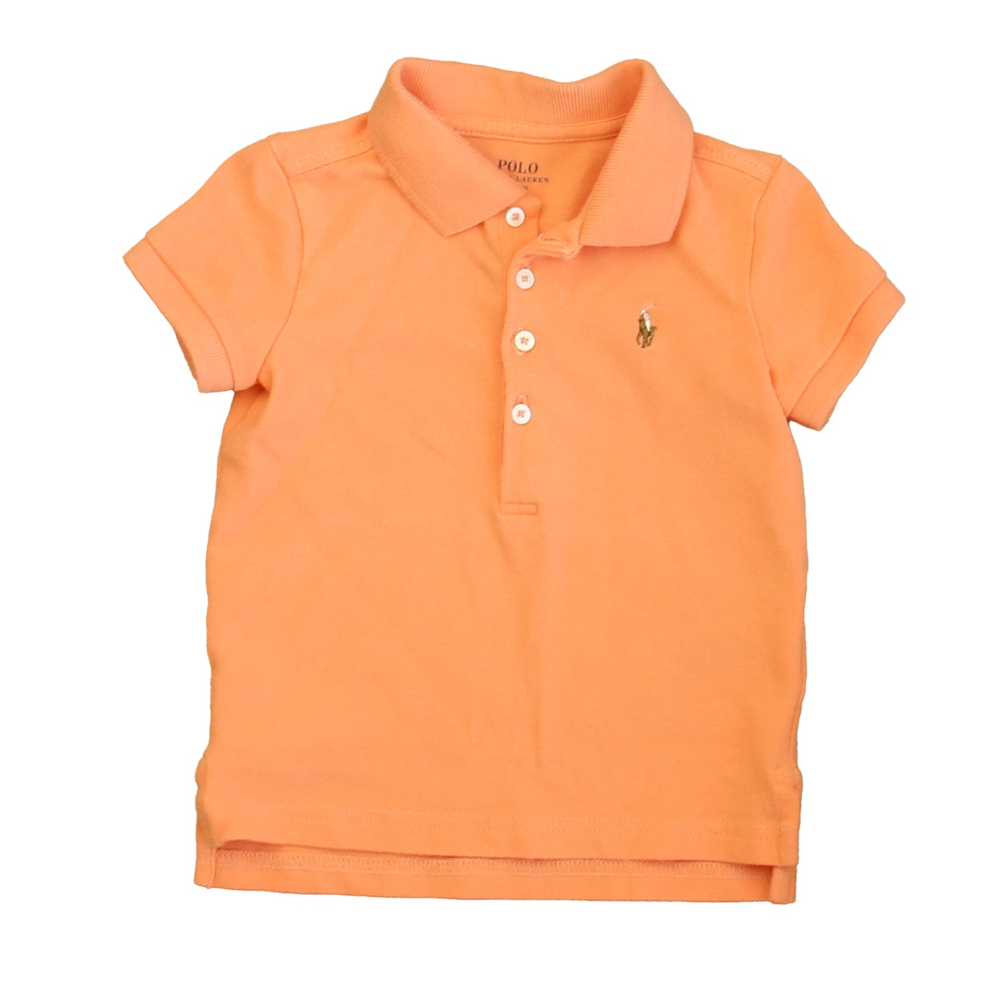 Ralph Lauren Boys Coral Polo Shirt Size: 2T