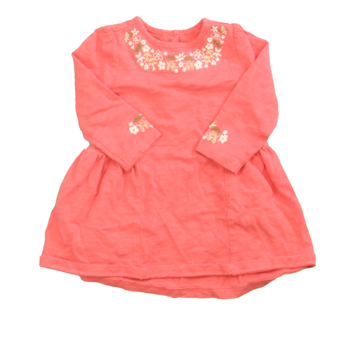 Gymboree Girls Coral Dress Size: 6-12 Months Coral