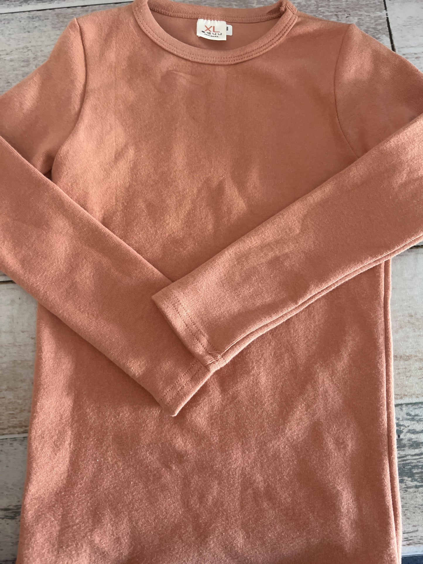 GO;U Unisex Coral Long Sleeve Shirt Size: 4T Coral