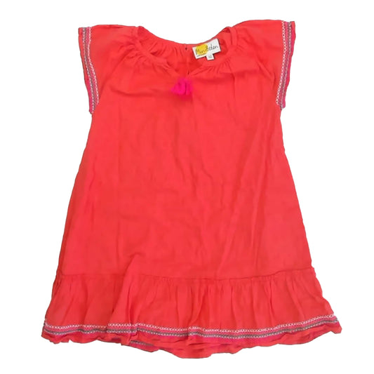 Boden Girls Coral Dress Size: 6-7 Years Coral
