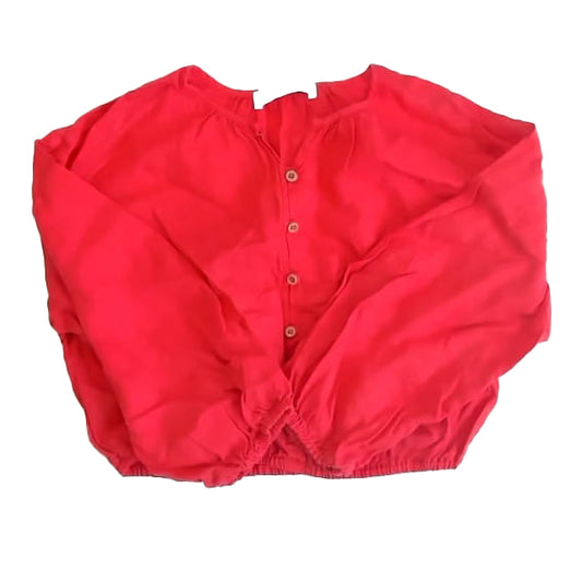 Zara Girls Coral Blouse Size: 10 Years Coral