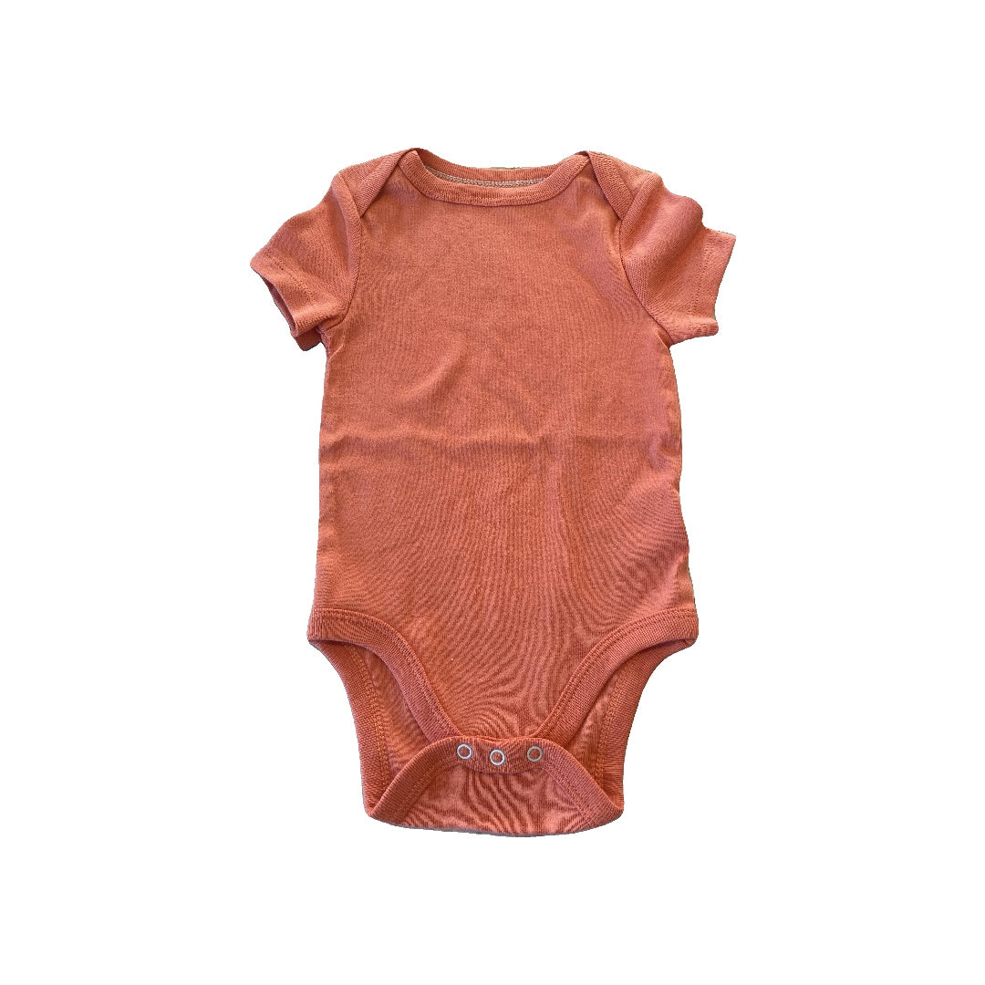 Cloud Island Unisex Coral Onesie Size: 6-9 months Coral