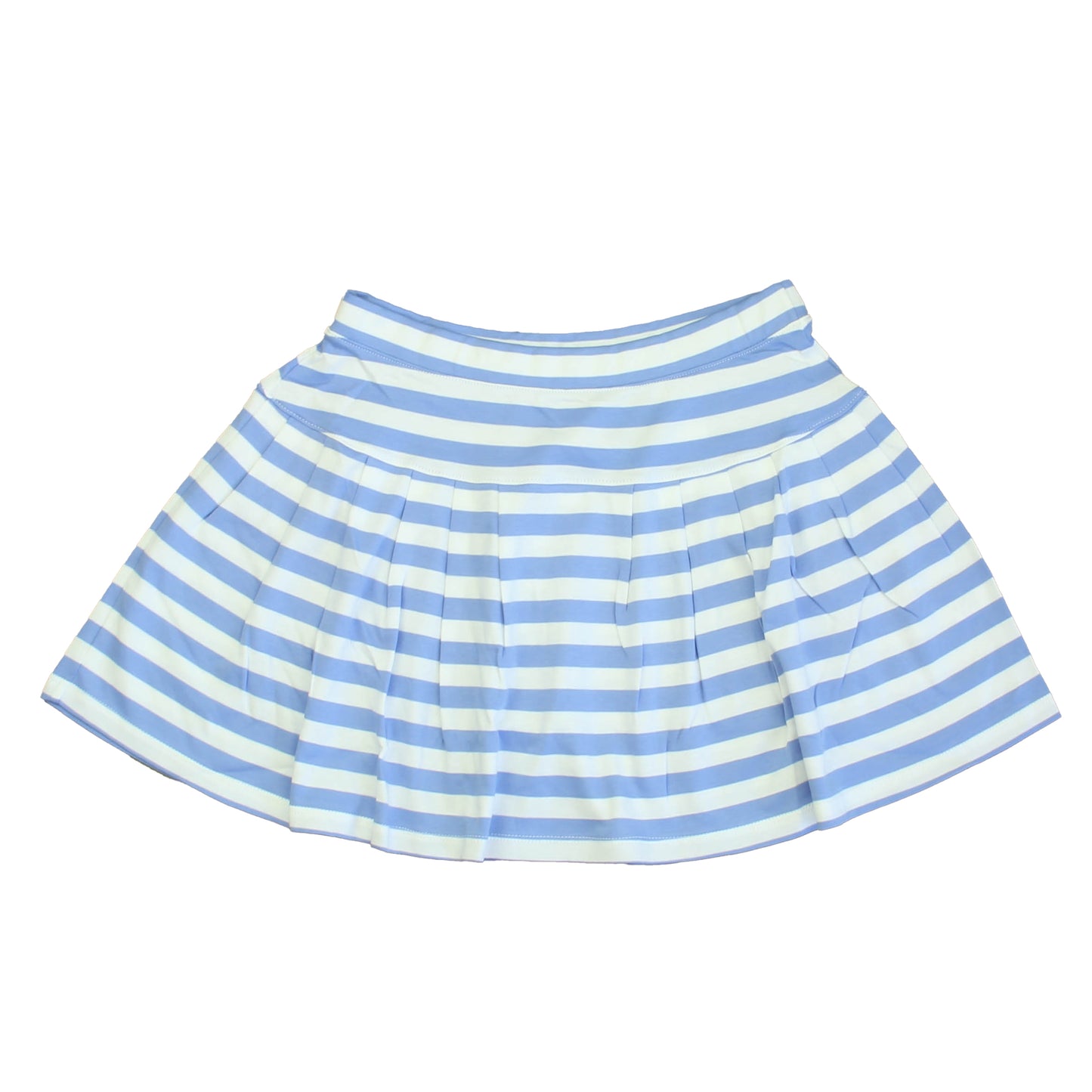 Classic Prep Girls Cornflower Blue Stripe Skirt Size: 12 Years