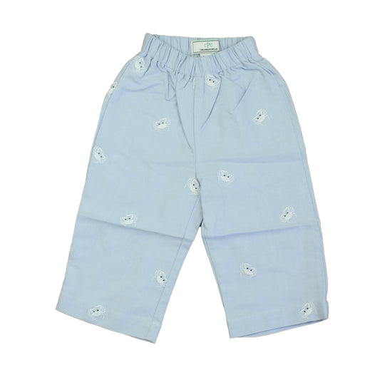 Classic Prep Boys Crabs on Blue Oxford Pants Size: 9-12 Months Crabs on Blue Oxford