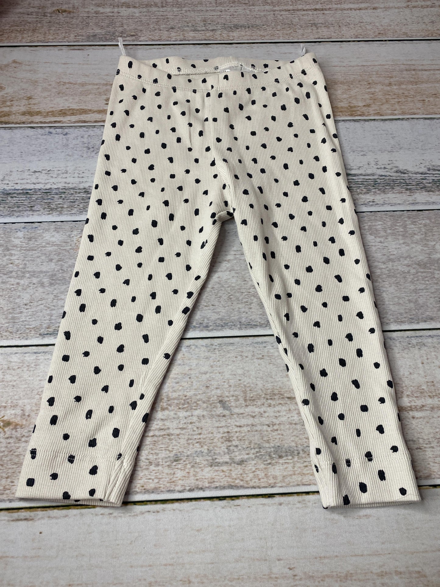 H&M Girls cream | Black Pants Size: 18 months cream | Black