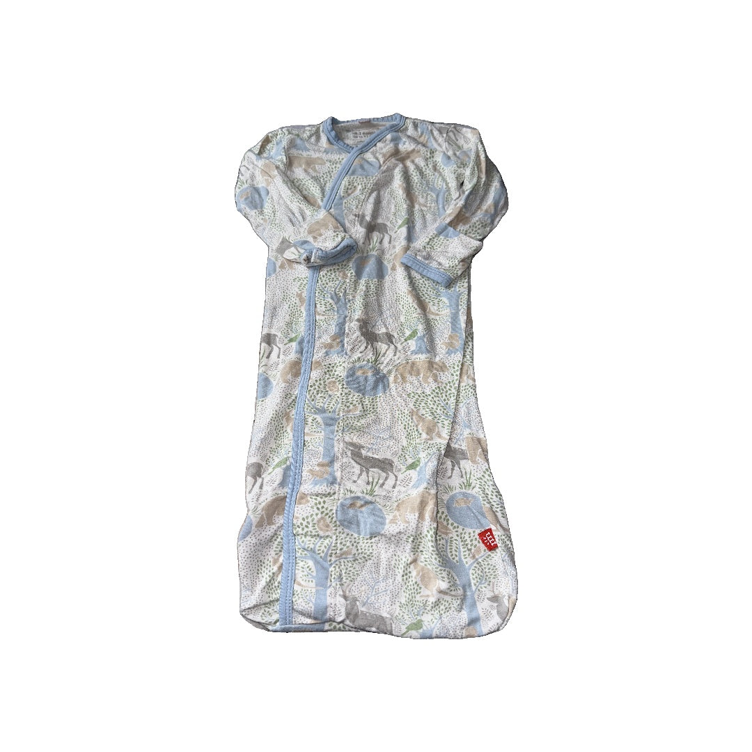 Magnetic Me Unisex cream | Blue | animals Nightgown Size: 0-3 months cream | Blue | animals