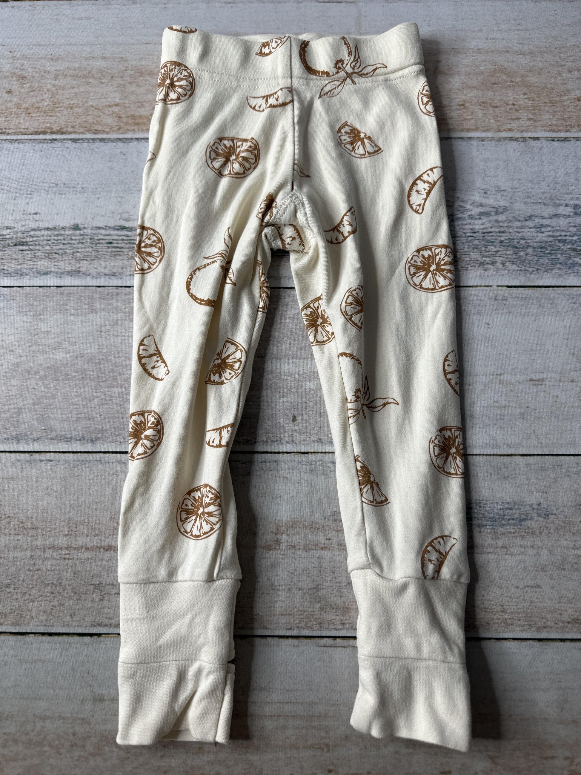 Goumi Unisex cream | Brown Pants Size: 2T cream | Brown