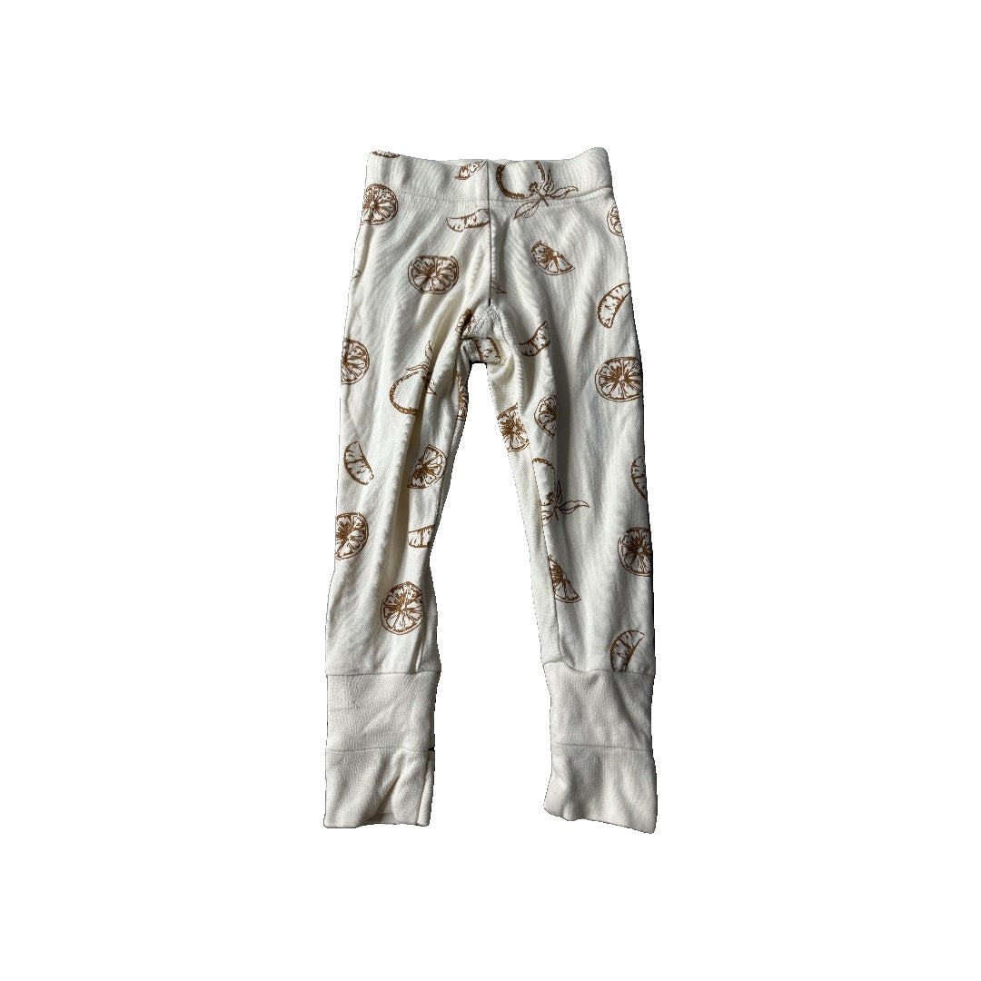 Goumi Unisex cream | Brown Pants Size: 2T cream | Brown