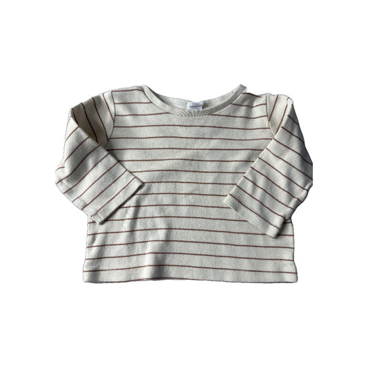Colored Organics Unisex cream | Brown Long Sleeve T-Shirt Size: 6-12 months cream | Brown