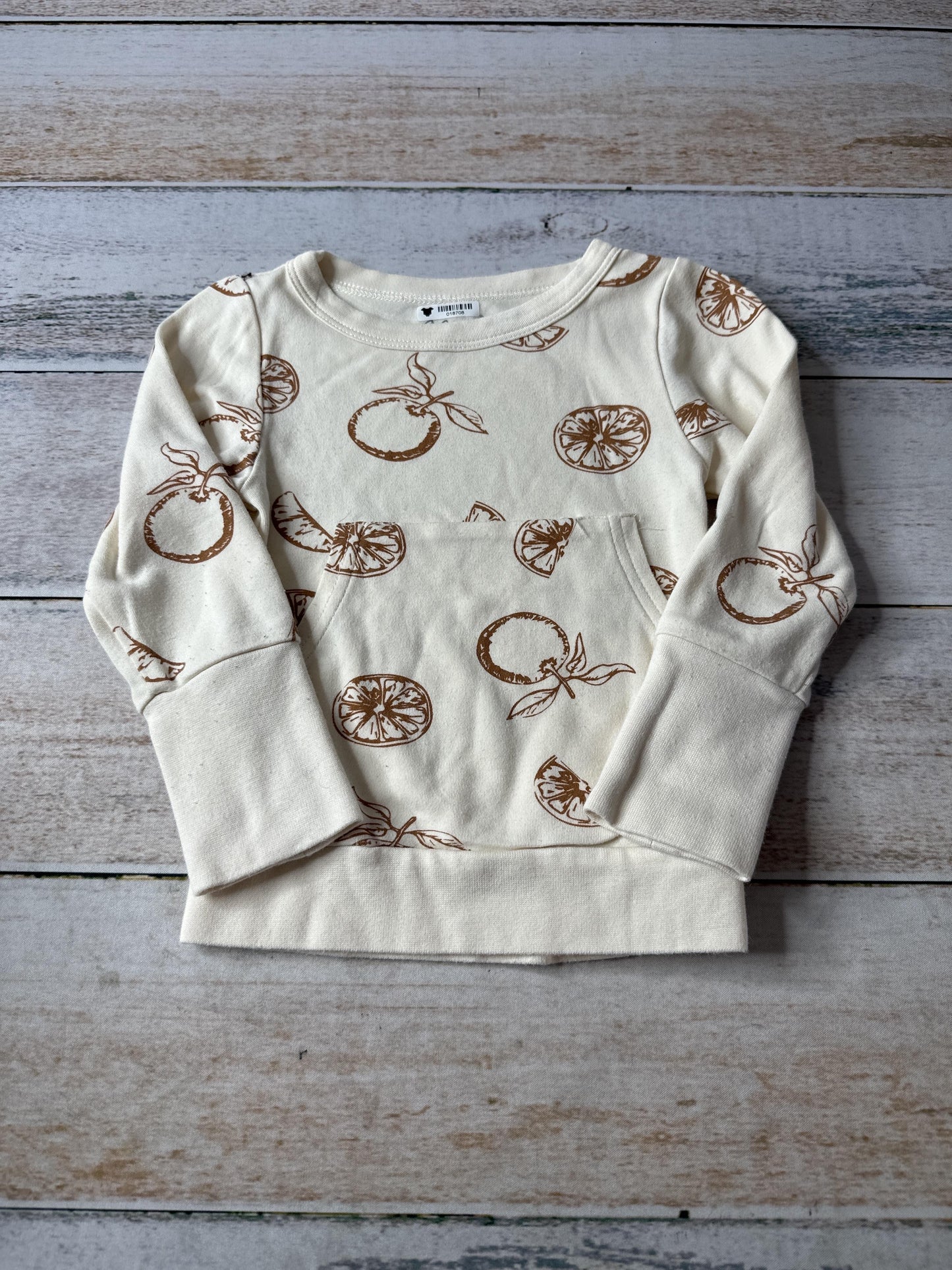 Goumi Unisex cream | Brown Long Sleeve Shirt Size: 2T cream | Brown