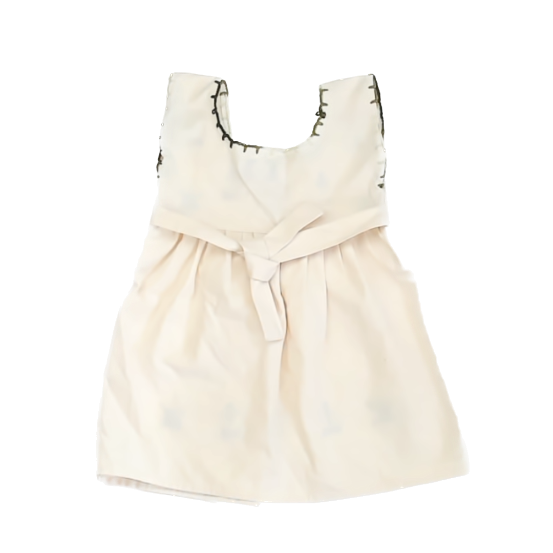 Siempre Viva Girls Cream | Cactus Dress Size: 2T* Cream | Cactus
