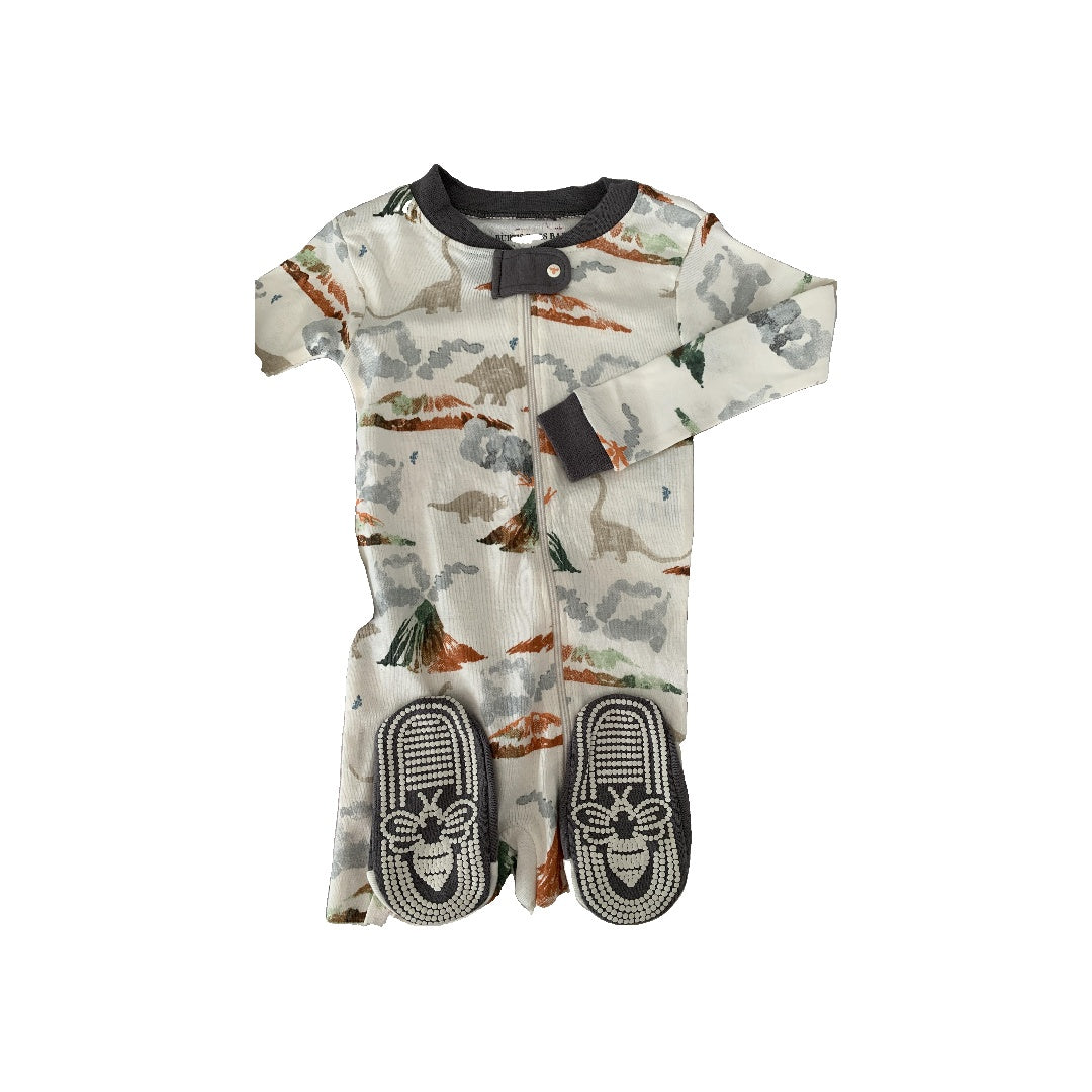 Burt's Bees Boys cream | Dinosaur Pajamas Size: 18 months cream | Dinosaur