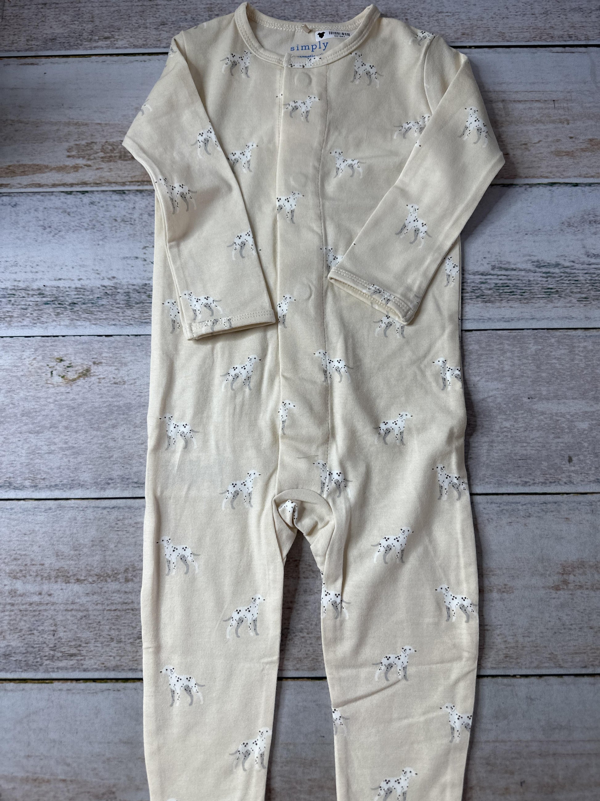 Magnetic Me Unisex cream | dog Long Sleeve Outfit Size: 9-12 Months cream | dog