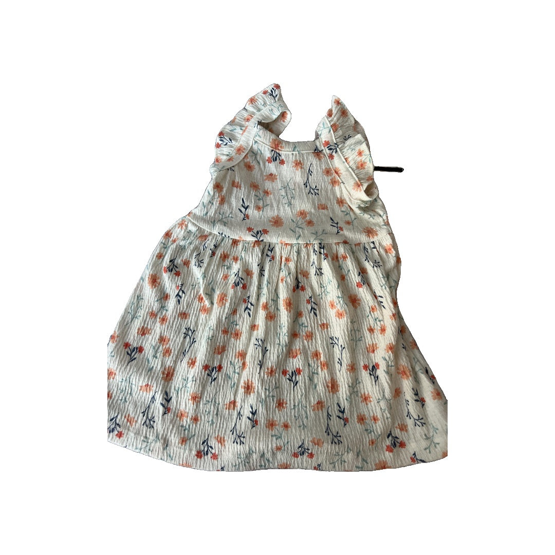 Just Born Girls cream | Flowers Dress Size: 18 months cream | Flowers