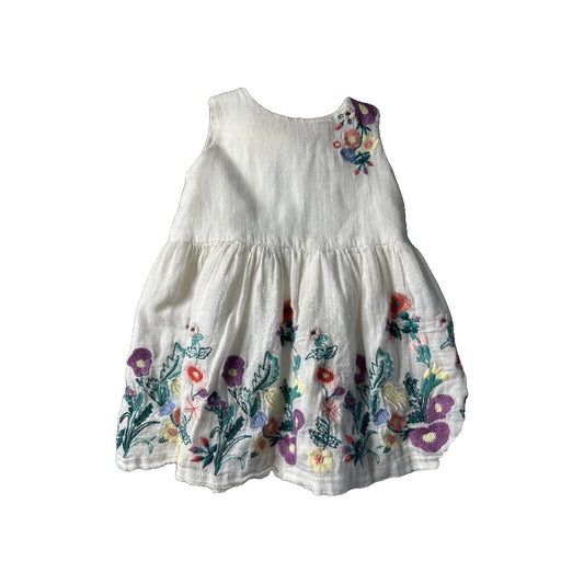 Peek Girls cream | Flowers Dress Size: 12-18 months cream | Flowers