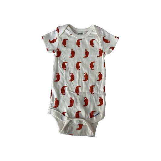 Gerber Unisex cream | Food Onesie Size: 6-9 months cream | Food