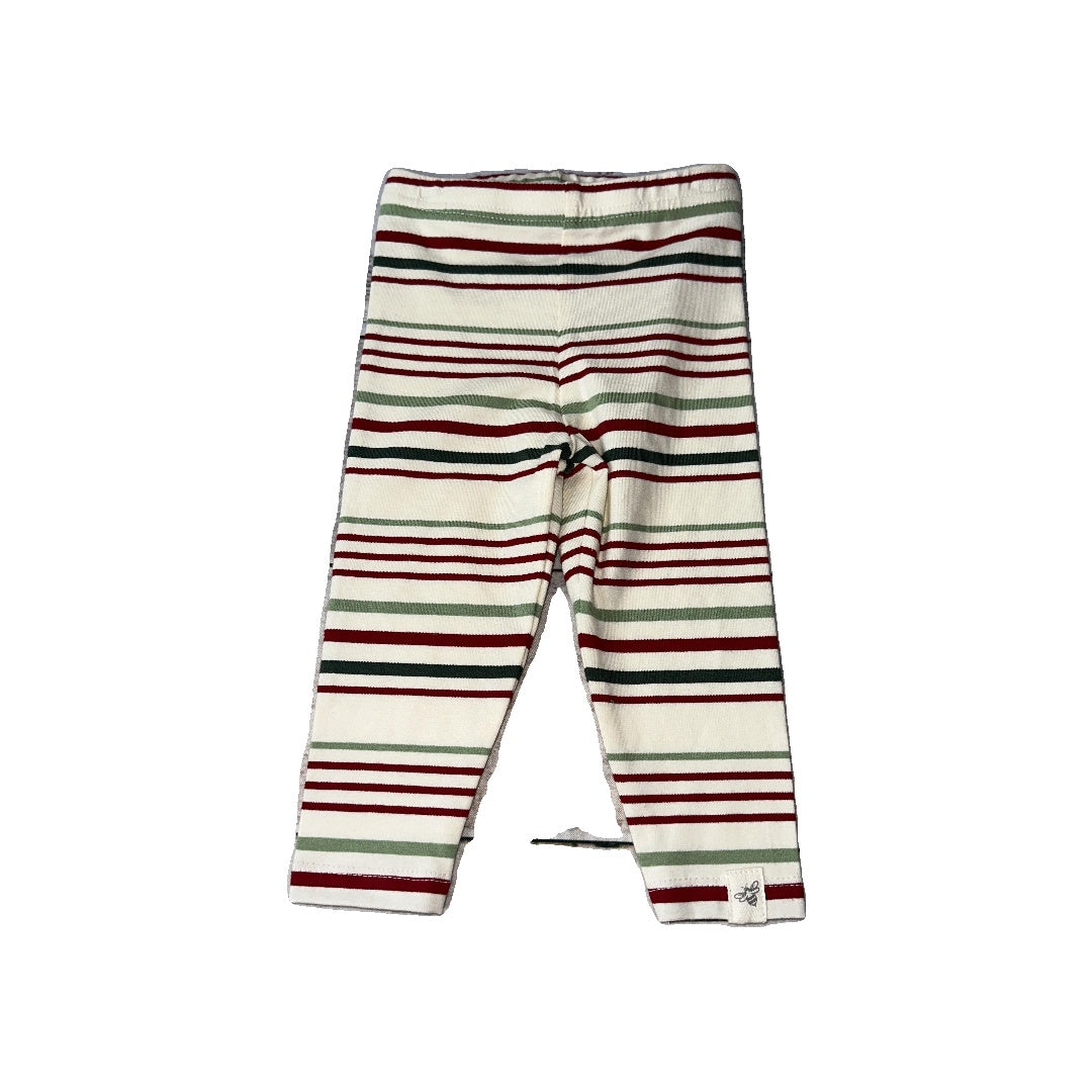 Burt's Bees Unisex cream | Forest Green | Army Green | Red Pants Size: 3-6 months cream | Forest Green | Army Green | Red