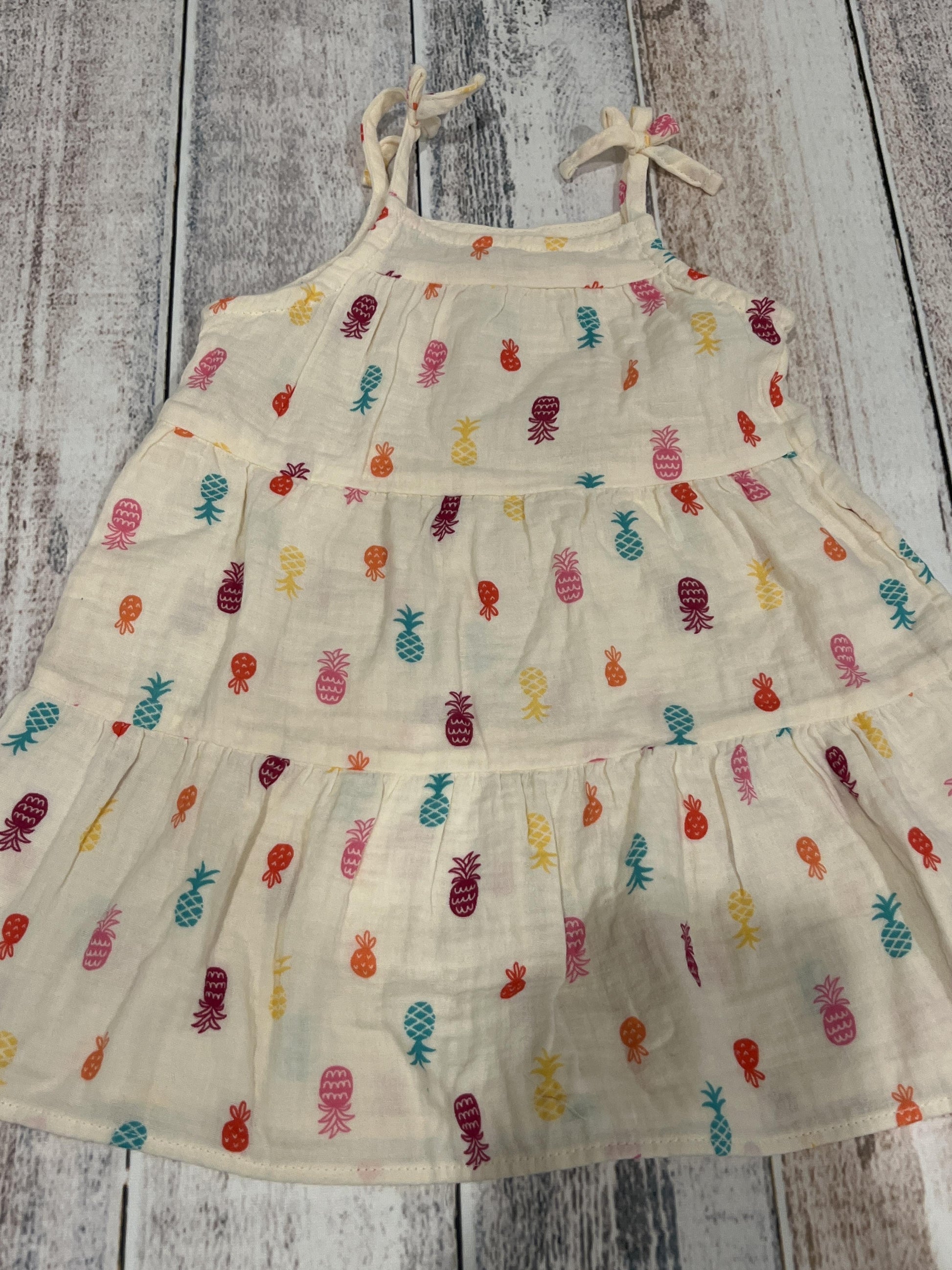 Cat & Jack Girls cream | Fruit Dress Size: 4T cream | Fruit