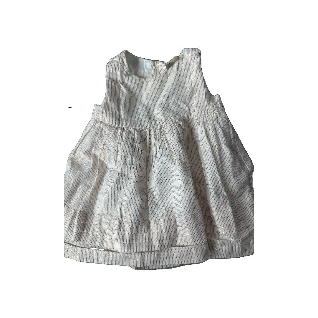 OshKosh Girls cream | Gold Dress Size: 0-3 months cream | Gold