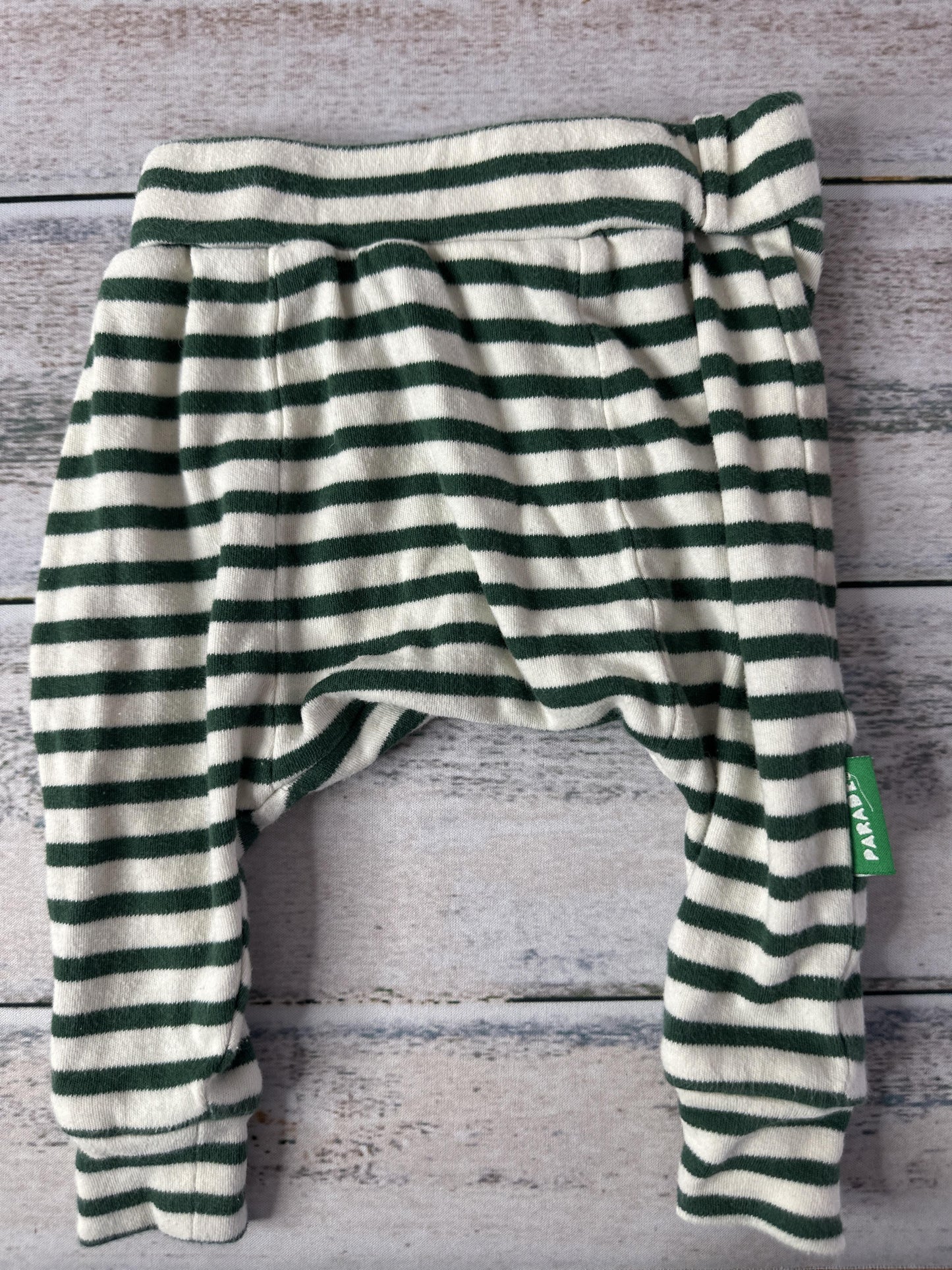 Parade Unisex cream | green | Striped Pants Size: 0-3 months cream | green | Striped