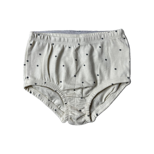 Colored Organics Girls cream | Grey | Dots Shirt Size: 12-18 months cream | Grey | Dots